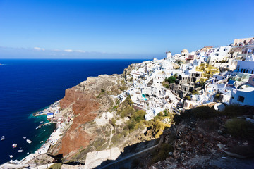 Oia is the most beautiful village on the Greek island  Santorini © jirmar