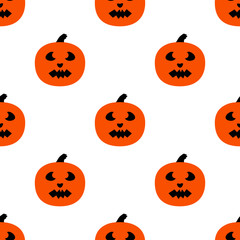 Scary Pumpkins for Halloween.