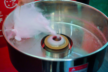Candy floss machine