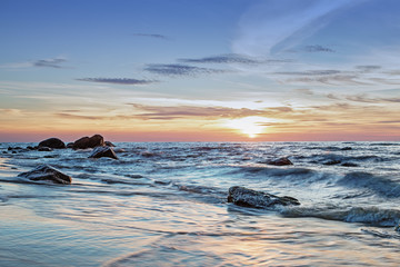Sonnenuntergang über der Ostsee