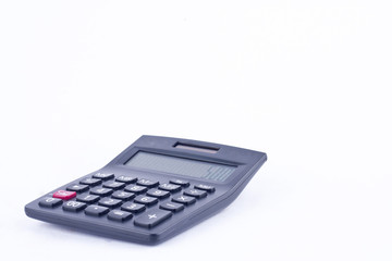 calculator for calculating the numbers accounting accountancy business  on white background isolated 
