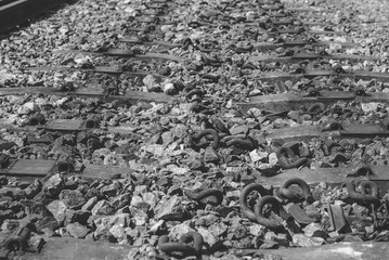 Railway under maintenance.