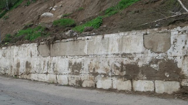 Landslide erosion after floods