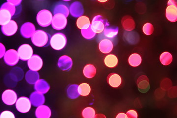 Christmas Lights Purple