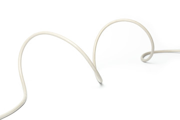 DVI wire isolated on white background