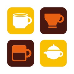 delicious coffee drink fresh icon vector illustration design