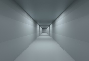 sterile, empty Corridor