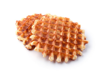 Wafers isolated on white