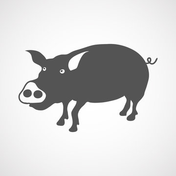 pig icon black