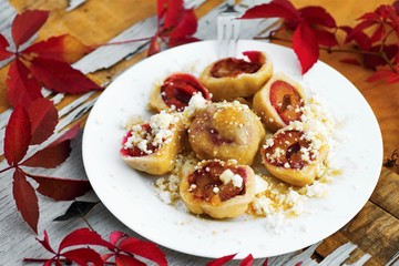 Plum dumpling