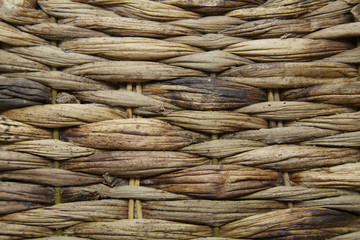 A full page of woven read basket background texture