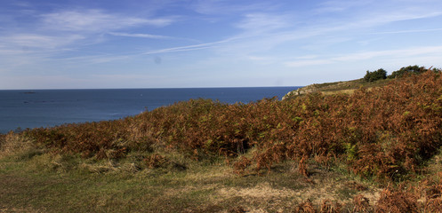 La dune et la mer en automne 