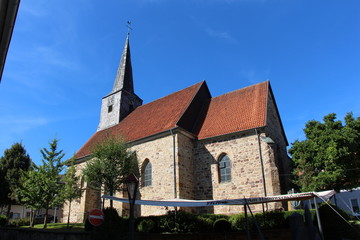 Fototapeta na wymiar Kirche St. Nikolaus in Bad Iburg