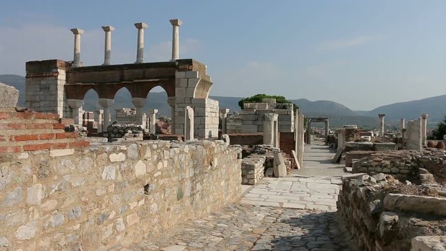 Historical St. Jean Church Selcuk Izmir