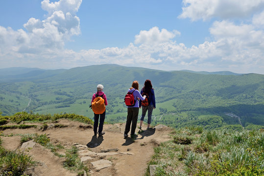 Fototapeta Bieszczady- Widok z Połoniny Wetlińskiej