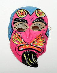 Obraz premium Devil Vintage Halloween Mask