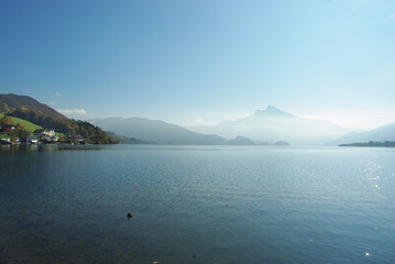 The Schafberg from Mondsee