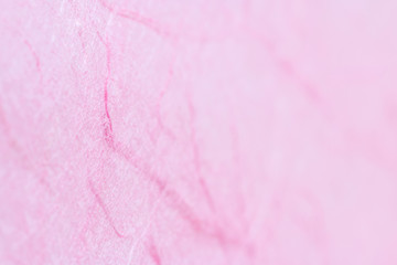 Abstract blurred background of Pink mulberry paper texture.