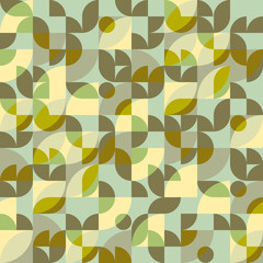 Geometric abstract seamless pattern motif background - 122539492