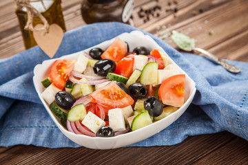 Delicious greek salad