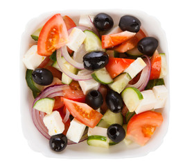 Delicious greek salad