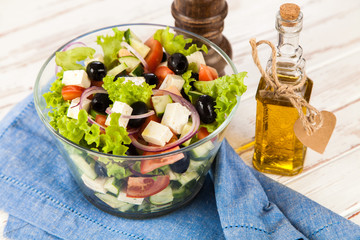 Delicious greek salad