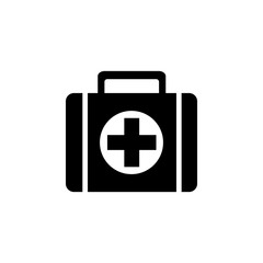 Medicine chest icon. Vector illustration