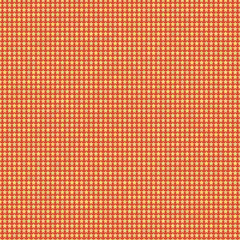 Different shades of yellow stars geometric seamless pattern on orange background
