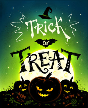 Trick or Treat Halloween poster