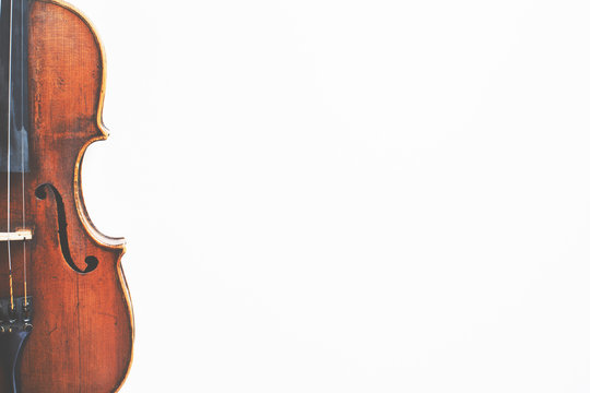 Violin on mockup background
