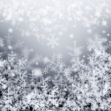 snowflake texture, decorative winter background