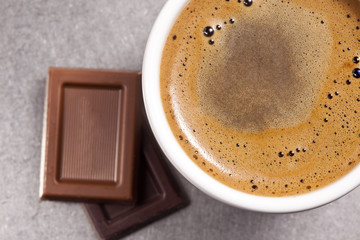 Espresso and chocolates