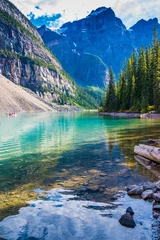 Fotobehang Moraine Lake, Banff National Park, Alberta, Canada © DILIP