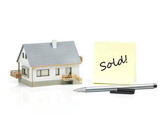 Sold house concept