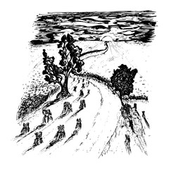 Harvest, vector illustration   © Lucasos