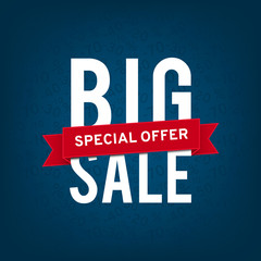 Big sale. Design template