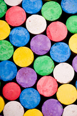 Colorful chalk background
