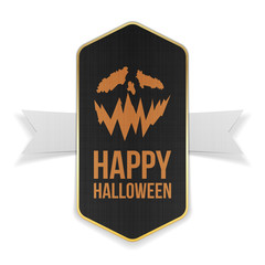 Happy Halloween Banner Design with Text