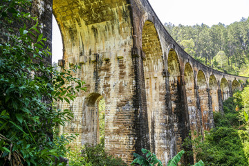 Demodara Nine Arch Bridge near Ella town, Sri Lanka