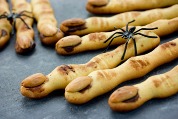 Halloween witch fingers creepy cookies