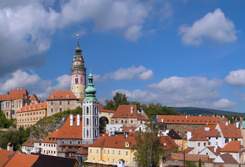 Obraz premium Cesky Krumlov. Panorama. South Bohemia, Czech Republic.