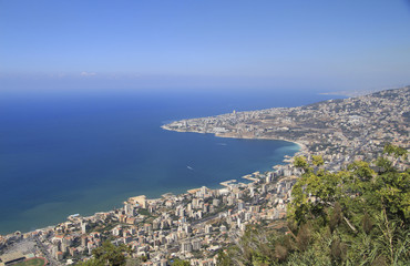 Fototapeta premium View of City at Water front