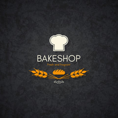 Vintage logotype for bakery and bread shop - 122553662