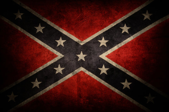 Grunge Confederate flag