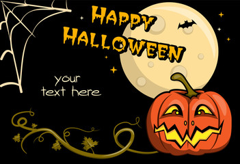 Открытка на хэллоуин