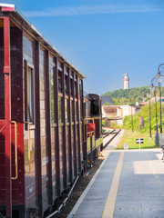Naklejka premium Narrow-gauge railway