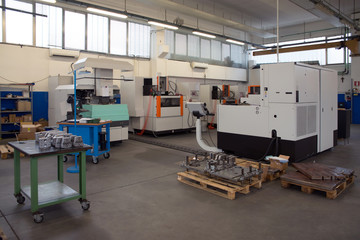 Machine tools with Computer Numerical Control (CNC)