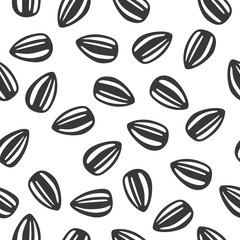 vector sunflower seeds pattern