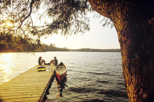 Lyons Lake, Whiteshell Provincial Park, Manitoba, Canada.