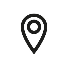GPS icon isolated concept on white background